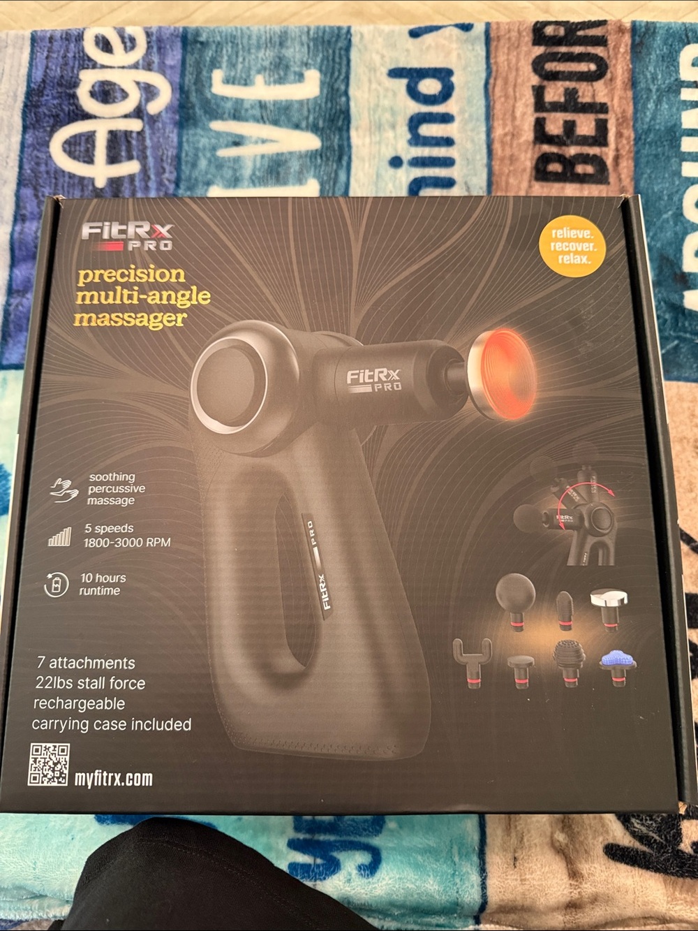 Precision Multi-Angle Massager in Black